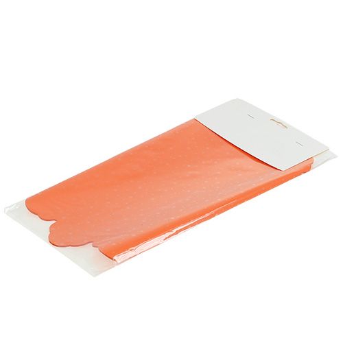 Floristik24 Puño Rondella Naranja Ø48cm 50pcs