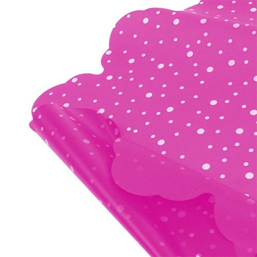 Floristik24 Puños rondella Ø48cm rosa 50pcs