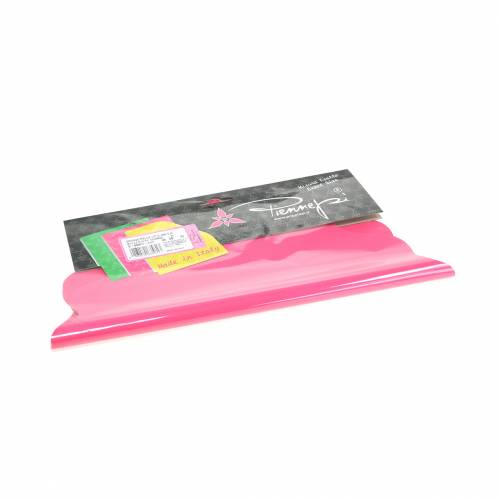Floristik24 Puño Rondella rosa a rayas Ø40cm 50pcs puño de flores
