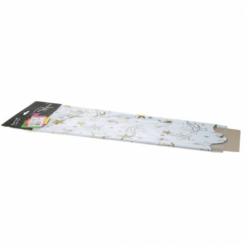 Floristik24 Decoracion de ramo motivo navideño 60cm blanco 50pcs