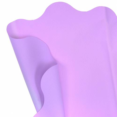 Floristik24 Puño rondella violeta a rayas Ø60cm 50pcs