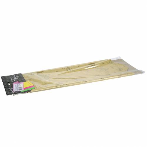 Floristik24 Motivo navideño Rondella 60cm oro 50pcs