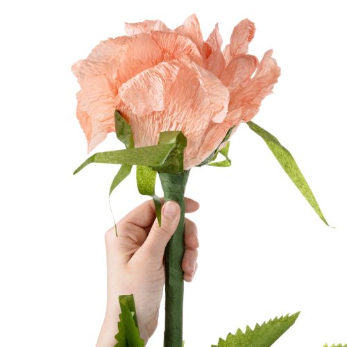 Artículo Flor de rosa artificial para una decoración interior elegante y encantadora, 92 cm