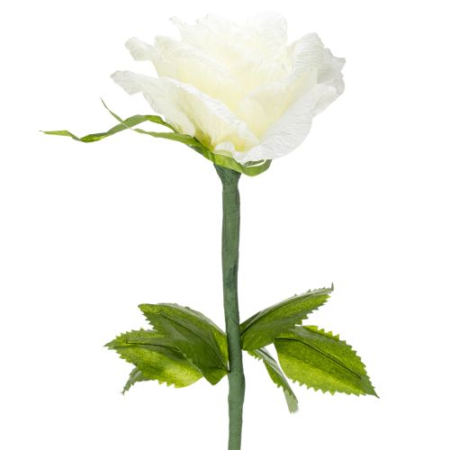 Floristik24 Rosa artificial para decorar espacios y bodas, 92cm