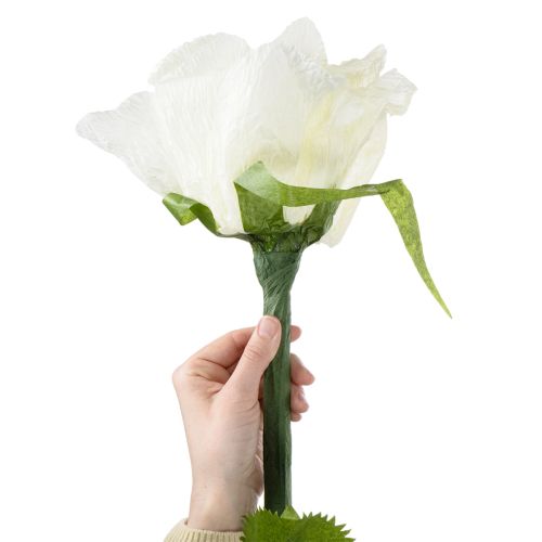 Artículo Rosa artificial para decorar espacios y bodas, 92cm