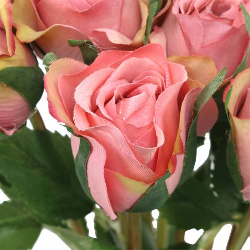 Floristik24 Rosa rosa vieja 42cm 12p