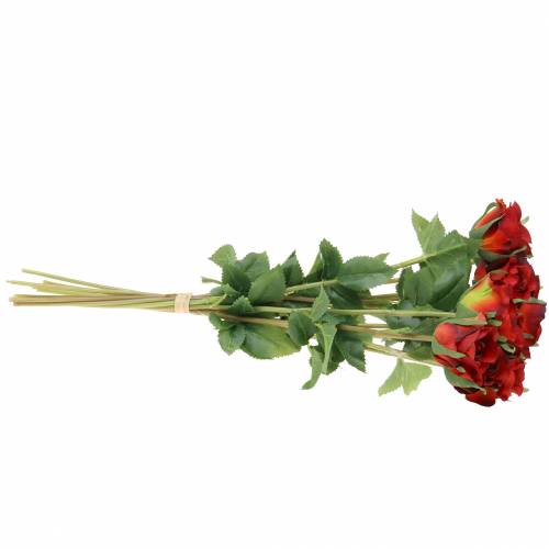 Floristik24 Rosa roja 42cm 12pcs