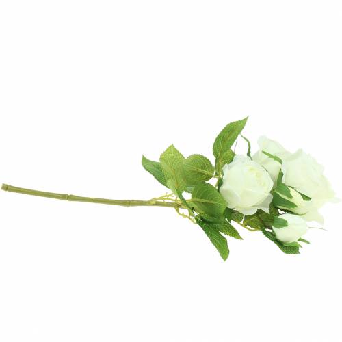 Artículo Rosa blanca 40cm