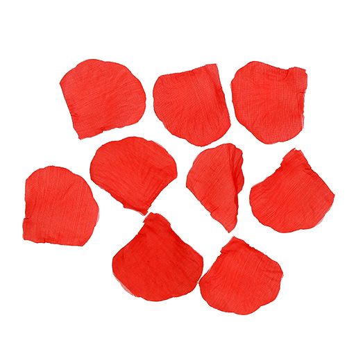 Floristik24 Pétalos de rosa rojo 4,5cm 144pcs