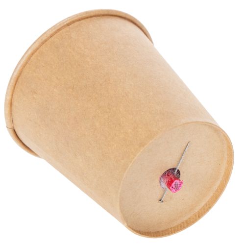 Artículo Rosas preservadas para decorar mesas, flores auténticas y sostenibles, 5 cm, 6 unidades