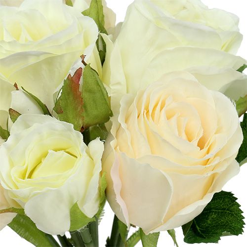 Artículo Ramo de rosas crema 26cm