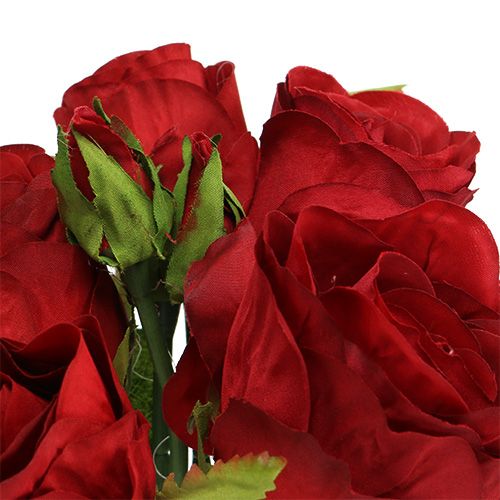 Floristik24 Ramo de rosas rojas 25cm