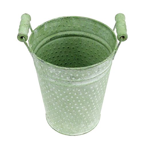 Rose pot con asas Ø14.5cm H19cm verde | Floristik24.es