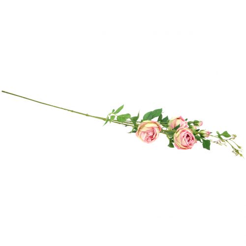 Artículo Rama de rosa rosa 100cm