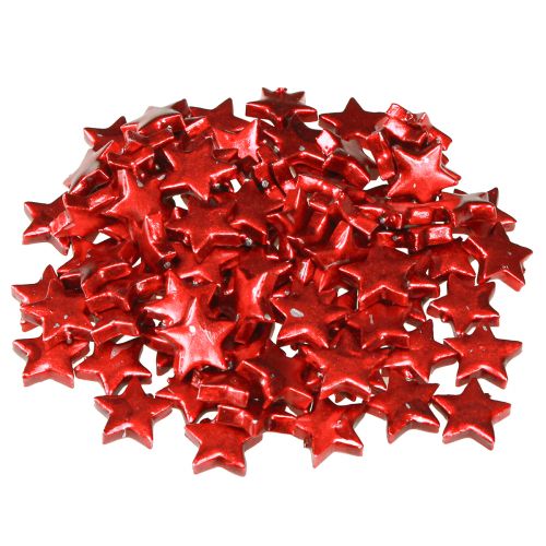 Artículo Estrellas navideñas pintadas de rojo Ø2,5cm – 2ª opción – 96 piezas