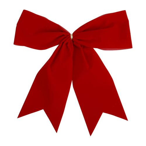 Floristik24 Lazo rojo para regalo de Navidad, 21 cm, para exterior, 2 unidades