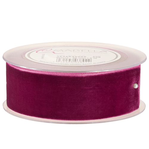Artículo Cinta de terciopelo cinta decorativa cinta de regalo de terciopelo Erika 40mm 8m