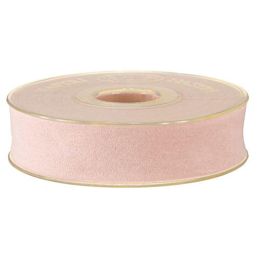 Artículo Cinta de terciopelo rosa 25mm 7m