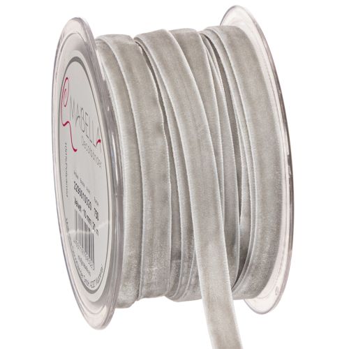 Cinta de terciopelo, cinta decorativa en rollo para decoraciones creativas, 10 mm de ancho, 20 m de largo. comprar | Floristik24.es