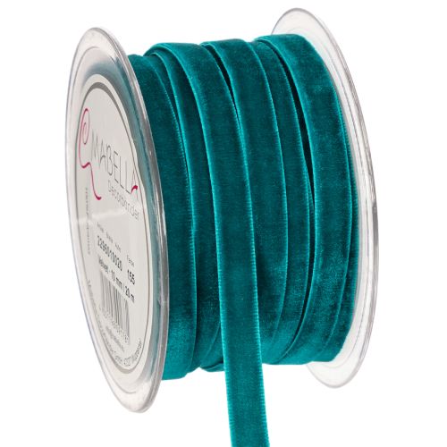 Cinta de terciopelo en rollo, cinta decorativa para envolver regalos, 10 mm, 20 m