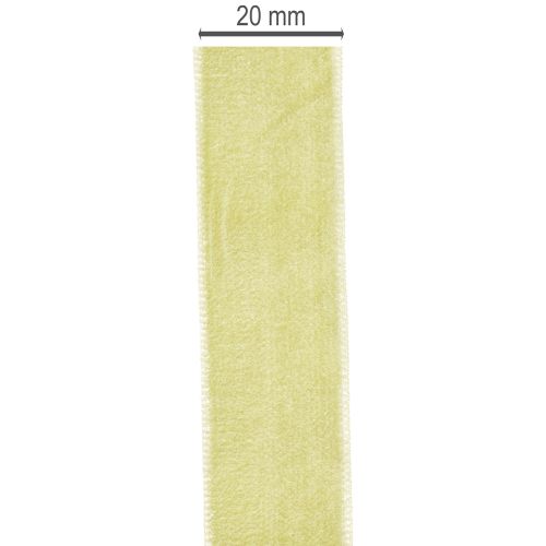 Cinta decorativa de terciopelo en rollo para envolver regalos, 20 mm de ancho, 10 m de largo. | Floristik24.es