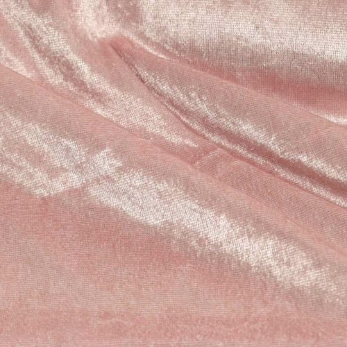 Artículo Tela decorativa Velvet Decoración mesa terciopelo rosa viejo 140×300cm