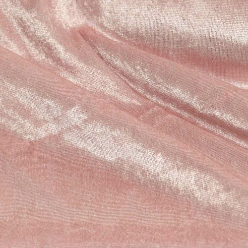 Floristik24 Tela decorativa Velvet Decoración mesa terciopelo rosa viejo 140×300cm