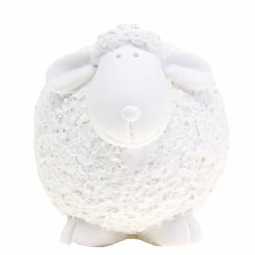 Floristik24 Decoración de Pascua oveja blanca H7cm 4pcs