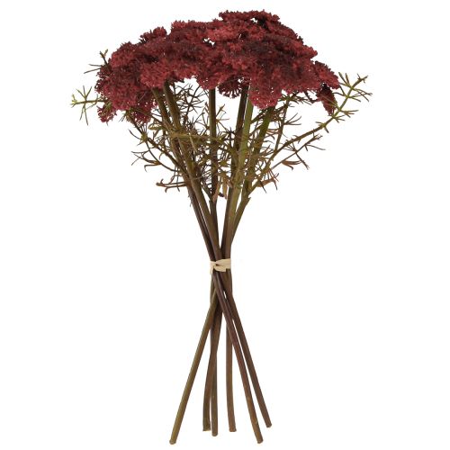 Artículo Flores artificiales de milenrama roja Achillea artificial H30cm 6 piezas