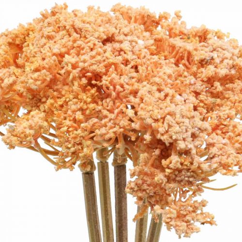 Artículo Milenrama artificial flores artificiales naranja 50cm 5pcs en ramo