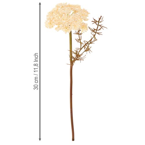 Artículo Milenrama artificial crema Achillea flores artificiales 30cm 6 uds