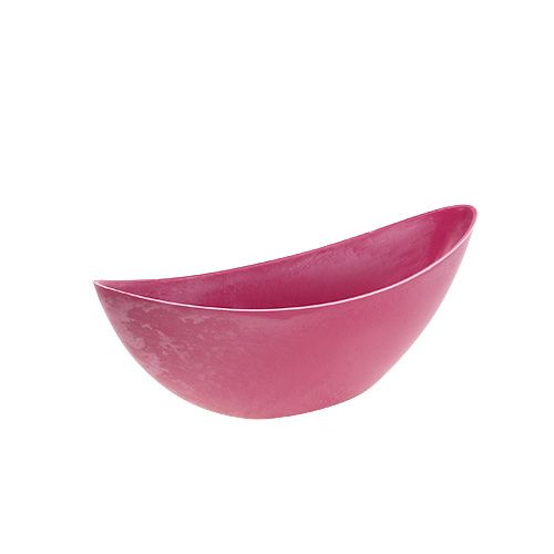 Floristik24 Cuenco de plástico rosa 39cm x 13cm H13cm