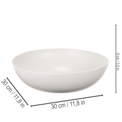 Bol redondo grande, bol decorativo versátil, 30 cm | Floristik24.es