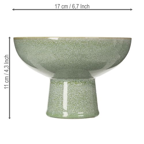 Artículo Cuenco de cerámica para trofeos para una elegante decoración del hogar, 17 cm