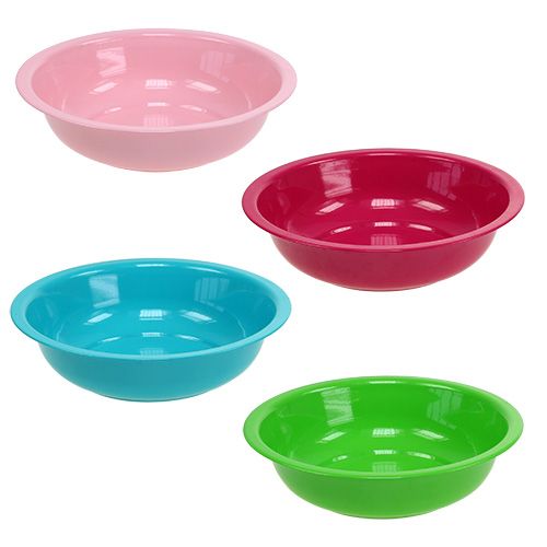 Floristik24 Cuenco decorativo tipo colorido. Ø29cm 4pcs