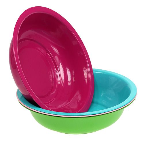 Floristik24 Cuenco decorativo tipo colorido. Ø29cm 4pcs