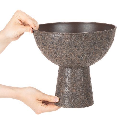 Maceta redonda con soporte, maceta moderna, 25 cm | Floristik24.es