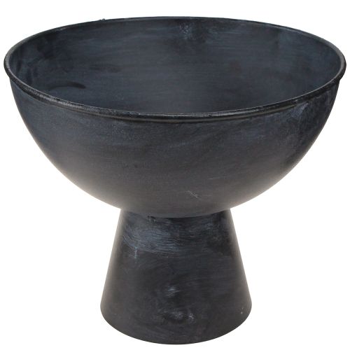 Artículo Cuenco con base de metal para trofeos antracita Ø26cm H21cm
