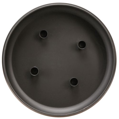 Artículo Cuenco con portavelas magnético negro Ø33cm H7,5cm