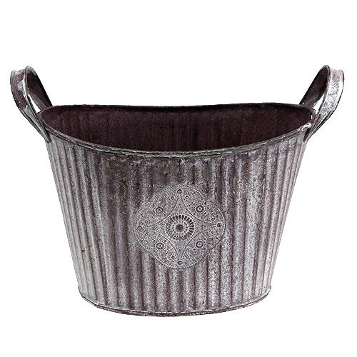 Floristik24 Cuenco ovalado 22cm x 16cm H15cm violeta