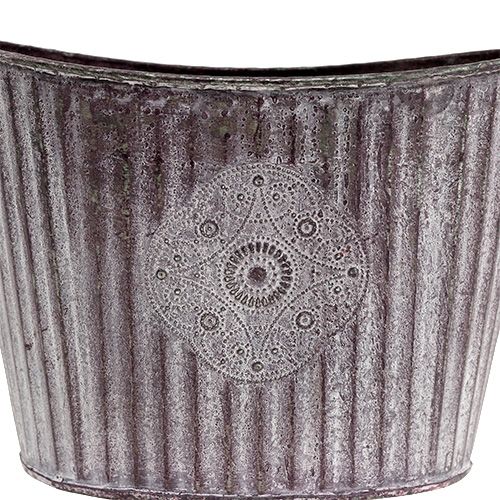 Floristik24 Cuenco ovalado 22cm x 16cm H15cm violeta