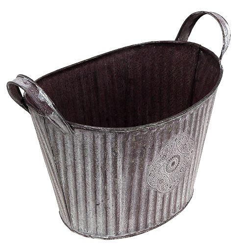 Floristik24 Cuenco ovalado 22cm x 16cm H15cm violeta