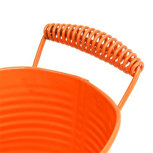 Floristik24 Cuenco ovalado naranja 20cm x 12cm H9cm