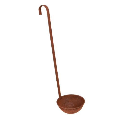 Floristik24 Cuenco para plantar cucharón decorativo óxido Ø12cm 3ud