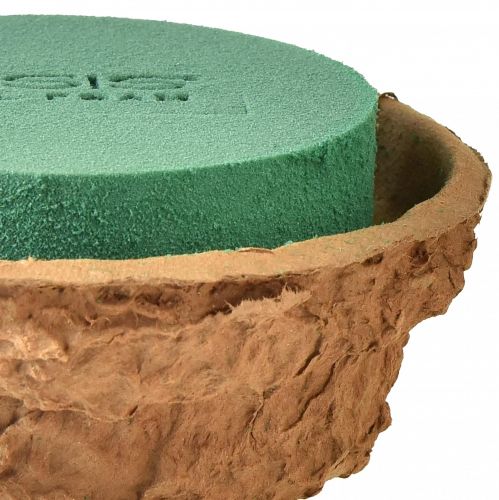 Artículo Cuenco arreglo floral espuma floral húmeda H6cm Ø14cm 4 piezas