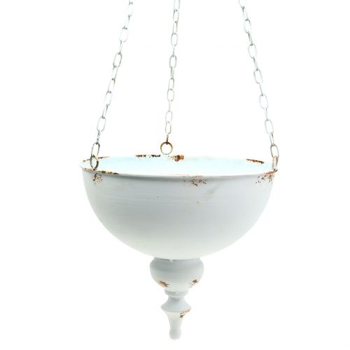 Plato para colgar blanco Ø26cm H23cm