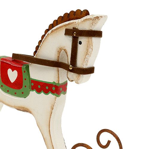 Floristik24 Caballito de madera L16cm H13cm