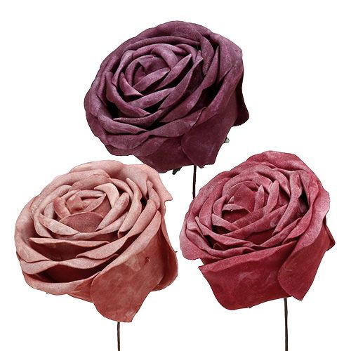 Floristik24 Espuma rosa mix Ø10cm 6pcs