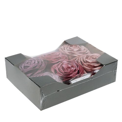 Floristik24 Espuma rosa mix Ø10cm 6pcs