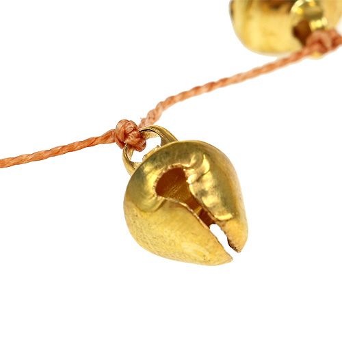 Floristik24 Campana cadena oro Ø1cm L130cm